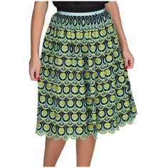 Юбка,Beatrice_b,черный_зеленый,Арт.17FE5226PAV (40)