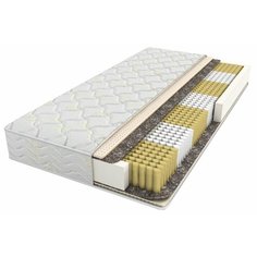 Матрас Аскона Sleep Style Fly, 160x200 см, пружинный, белый Askona