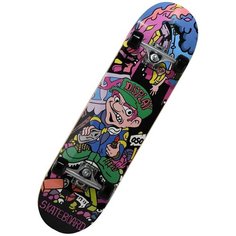 Детский скейтборд RGX LG 301, 31x8, красный/розовый/синий/черный