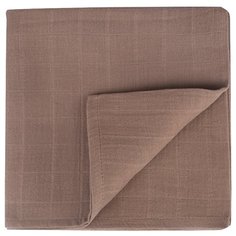 Многоразовые пеленки Firstday Муслиновая однотонная 80х80 chocolate 1 шт.