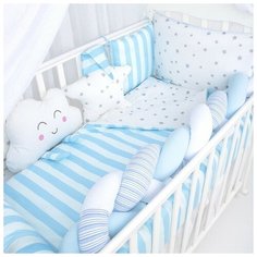 Золотой Гусь Бортик в кроватку Sweet Pie голубой