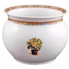 Кашпо 17,5 см без ручки Leander "Лимоны" / 158751