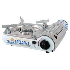 Плита настольная газовая "СЛЕДОПЫТ - WeenY", нерж. Сталь
