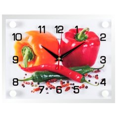 Часы настенные "Перцы", 2026-765 Рубин