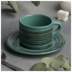 Кофейная пара: чашка 80 мл с блюдцем 6 см, h 4,7 см "Tramontano" 4733427 Хорекс