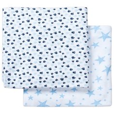 Многоразовые пеленки Чудо-Чадо Легкость 120х85 следы\звезды 2 шт. 1 шт.