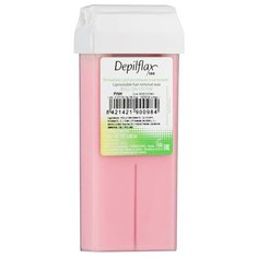 Depilflax Ультра кремовый воск "Розовый" в картридже 110 г
