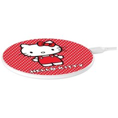 Беспроводное ЗУ Deppa Qi Fast Charger White, Hello Kitty 2, белый