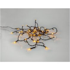 Гирлянда для улицы светодиодная, длина - 2,8 м, цвет - золотистый теплый белый, 594-17 Star Trading