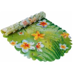 Коврик для ванной на присосках Paradise 69*36см, FV12-MG ПВХ, овальный 6930 Вилина