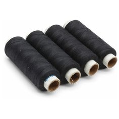 Набор ниток Coats №60, черный, блистер 4 шт, 2\300 м