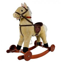 Каталка-качалка Pituso Лошадка GS2022W светло-бежевый