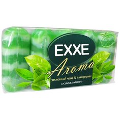 Мыло кусковое Exxe Aroma Зеленый чай & глицерин, 5 шт., 70 г