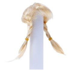 AS16-17, Парик для кукол (косички), 5*10см (блонд) АЙРИС пресс