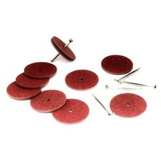 Набор креплений (5 Т-шплинтов,10 дисков фибра 25 мм) АЙРИС пресс