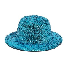 AS07-04, Шляпка для игрушек с блестками, 8см, 2 шт/упак (голубой) АЙРИС пресс