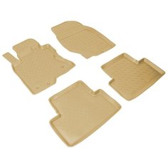 Комплект ковриков салона NorPlast NPL-Po-33-60 4 шт. бежевый