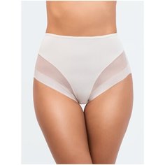 Vis-a-Vis Трусы слипы классика высокой посадки с сеткой, размер XL, beige