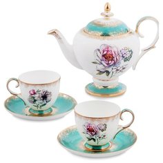 JK- 24 Чайный набор на 2 перс.Цветок Неаполя (Pavone)