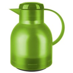 Термокувшин EMSA Samba Basic Quick Press, 1 л светло-зеленый просвечивающий