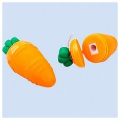 Точилка CENTRUM Морковка с ластиком 80x35x35мм 89557