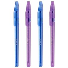 Набор из 4-х шариковых ручек NBPS-24-04P/1, синяя паста СОЮЗ