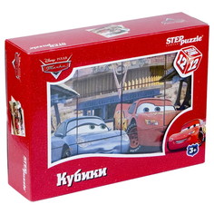 12 кубиков "Тачки" Step Puzzle