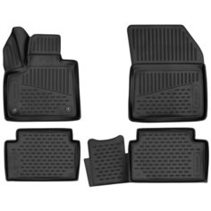 Element Коврики 3D в салон подходят для CITROEN C5 AirCross, 2019-> кроссовер, 4шт. (полиуретан)