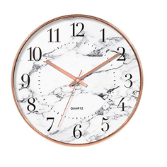 Часы настенные интерьерные Белый мрамор Миленд Miland