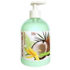 Мыло жидкое IRIS Cosmetic Кокосовое карите и ваниль, 500 мл