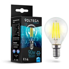 Лампочка светодиодная Voltega Globe E14 9W Graphene, 7137, 6,5W, E14