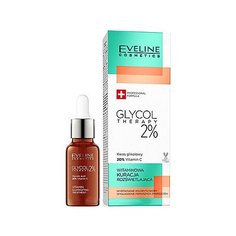 Eveline GLYCOL THERAPY Осветляющая витаминная сыворотка для всех типов кожи 18мл