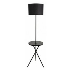 Торшер с полкой Arte Lamp Combo A2070PN-1BK
