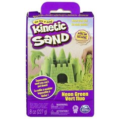 Kinetic Sand Кинетический песок набор для лепки 240 г (зеленый) Spin Master