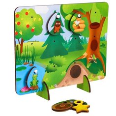 Головоломка Лесная мастерская Кто где живёт? (4276121)