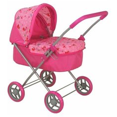 Коляска-люлька Buggy Boom Mixy (8015) светло-розовый/сердечки