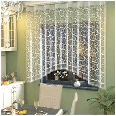 Занавеска на кухню / тюль Р.Е737Н Лента