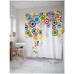 Штора для ванной JoyArty Полет пузырей 180х200 (sc-21765)