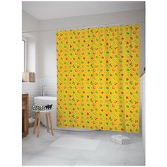 Штора для ванной JoyArty Маленькие фрукты 180х200 (sc-71724)
