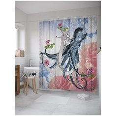 Штора для ванной JoyArty Осьминог с якорем 180х200 (sc-7972)