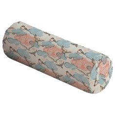 Подушка декоративная JoyArty Птицы, 45 х 16 см (pcu_56497) бежевый/розовый/голубой