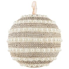 Елочное украшение шар жемчугом цвет: rose gold диаметр 18 см Lefard (860-1008)