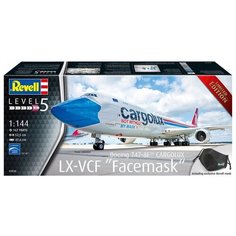 Сборная модель Revell Boeing 747-8F CARGOLUX LX-VCF Facemask (03836) 1:144