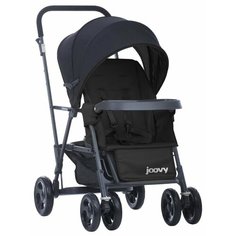 Прогулочная коляска для двойни Joovy Caboose Graphite, черный