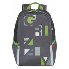 Grizzly Рюкзак школьный, серый , RB-051-3/4