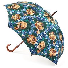 L541-3061 OxfordRoseDeepBlue (Розы) Зонт женский трость Cath Kidston Fulton