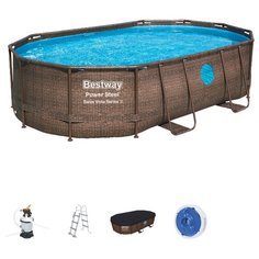 Каркасный бассейн "Ротанг" Bestway 4.88m x 3.05m x 1.07m, полный набор, арт. 56946