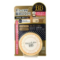 Meishoku Пудра компактная минеральная Moisto labo BB mineral powder SPF 40 РА+++ 01 натуральный бежевый