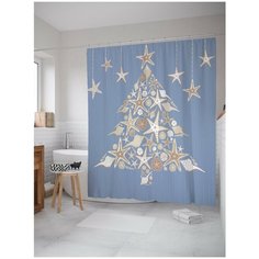Штора для ванной JoyArty Звездная елка 180х200 (sc-5709)
