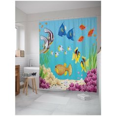 Штора для ванной JoyArty Океанские краски 180х200 (sc-20568)